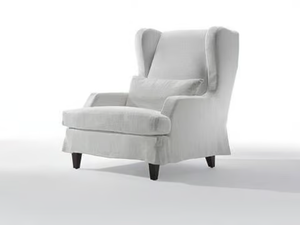 GREY - Fabric armchair with armrests - Armchair by Marac