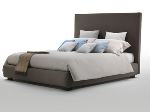 KAY - Fabric bed with high headboard - Bed frame by Marac
