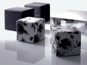 QUADRO - Upholstered pouf - Pouf by Marac