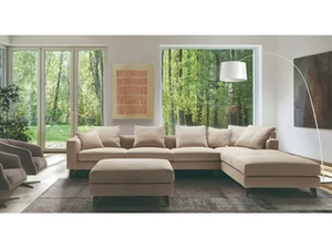 WILLIAM - Corner fabric sofa with removable cover - Sofa by Marac