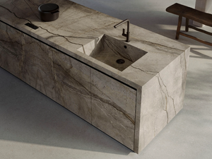 THE TOP KITCHEN - Porcelain stoneware kitchen foil - Kitchen cabinet by MARAZZI