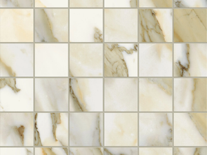 SCULTOREA CALACATTA VENA ANTICA - Porcelain stoneware mosaic - Wall tile-stone-brick by Marca Corona