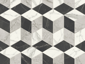 SCULTOREA MIX COLD - Porcelain stoneware wall/floor tiles with marble effect - Wall tile-stone-brick by Marca Corona