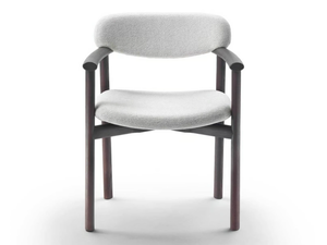 AFRA - Fabric chair with armrests - Chair by Marelli
