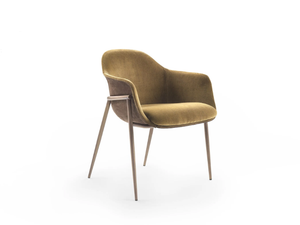 CHIA METAL - Fabric chair with armrests - Chair by Marelli