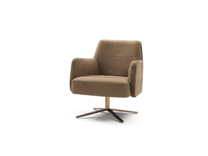 CLIPPER - Swivel armchair with armrests - Armchair by Marelli