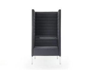 STRIPES - Swivel armchair high-back - Armchair by Marelli
