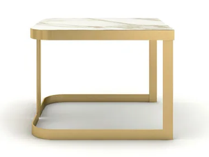 CLARK - Low square marble coffee table - Coffee table by Marioni