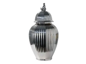 POTICHE GODRONATA - Ceramic vase - Styling by Marioni