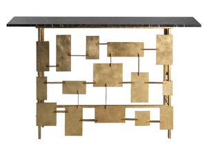 RAYMOND - Rectangular marble console table - Console by Marioni