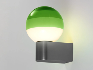 DIPPING LIGHT A1 - LED blown glass wall light with metal base - Wall lamp by Marset