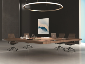 KYO - Rectangular wooden meeting table - Table by Martex