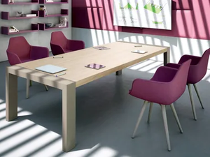 KYOLIGHT - Rectangular wooden meeting table - Table by Martex