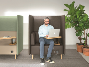 NUCLEO - Fabric armchair high-back - Armchair by Martex