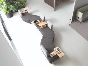 NUCLEO - Fabric bench seating - Bench by Martex