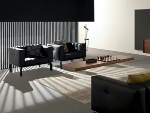 SOFTWARE - Tufted armchair with armrests - Armchair by Martex
