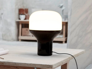DELUX - LED glass and aluminium table lamp - Table lamp by Martinelli Luce