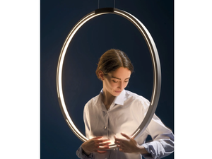 LUNAOP SLIM VERTICAL - LED pendant lamp - Ceiling lamp by Martinelli Luce
