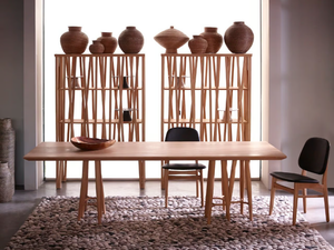 GIANNO - Rectangular teak dining table - Table by Mary&