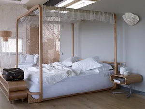 MILANO - Teak double bed - Bed frame by Mary&