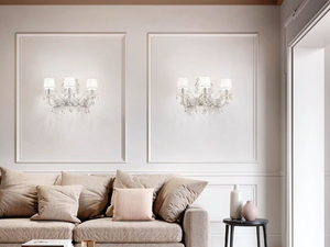 ETERNAL A 4/57/40 - Wall lamp with crystals - Wall lamp by Masiero