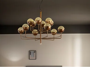 IGLÙ S12+1 - LED metal pendant lamp - Ceiling lamp by Masiero