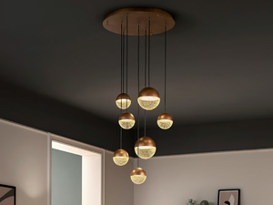 IGLÙ S7 - LED metal pendant lamp - Ceiling lamp by Masiero