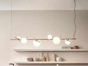 POSY BIL 6 - Metal pendant lamp - Ceiling lamp by Masiero