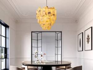 ROYALE S 9/50/55 - Onyx pendant lamp - Ceiling lamp by Masiero