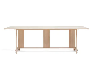 MC10 CLERICI - Rectangular ash table - Table by Mattiazzi