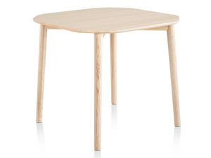 MC12 TRONCO - Square ash table - Table by Mattiazzi