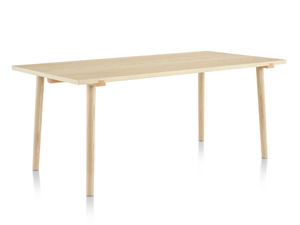 MC13 FACILE - Rectangular ash dining table - Table by Mattiazzi