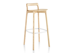 MC2 BRANCA - High ash stool with back - Stool by Mattiazzi