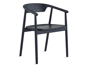 MC21 LEVA - Ash chair with armrests - Chair by Mattiazzi