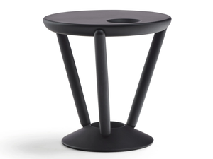 MC26 PIPAIO - Round beech coffee table - Coffee table by Mattiazzi