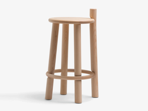 MC27 DOPO - High ash stool with footrest - Stool by Mattiazzi