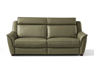 AFFOGATO - 2 seater leather sofa with headrest - Sofa by Max Divani