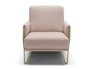 DILETTA - Fabric armchair with armrests - Armchair by Max Divani