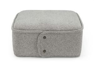 LEIA - Square fabric pouf - Pouf by Max Divani