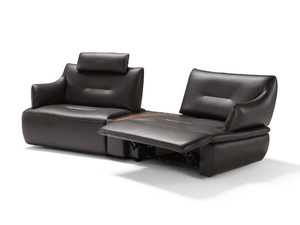 SPECIALE - 2 seater relaxing leather sofa - Sofa by Max Divani