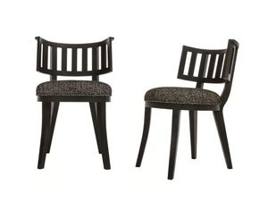 CLEIDE - Upholstered wooden chair - Chair by Maxalto