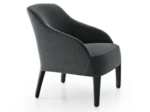 FEBO 2014 - Upholstered fabric armchair with armrests - Armchair by Maxalto