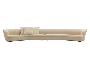 LILUM - Sectional curved fabric sofa - Sofa by Maxalto