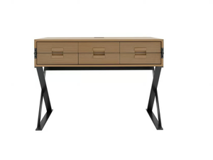 MAX - Wooden secretary desk with drawers - Desk by Maxalto