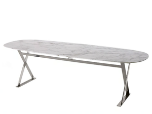 PATHOS - Rectangular marble table - Table by Maxalto