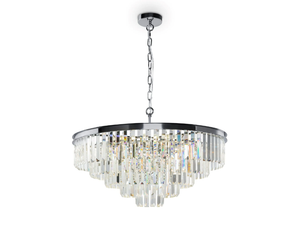 REVERO - Glass chandelier with crystals - Ceiling lamp by MAYTONI