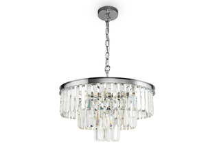 REVERO - Glass chandelier with crystals - Ceiling lamp by MAYTONI