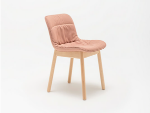 BALTIC 2 SOFT DUO - Upholstered fabric chair with wooden legs - Chair by Mdd