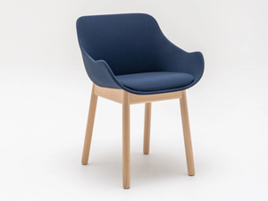 BALTIC CLASSIC - Upholstered fabric chair with armrests - Chair by Mdd