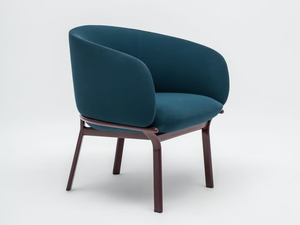 GRACE - Fabric armchair with armrests - Armchair by Mdd